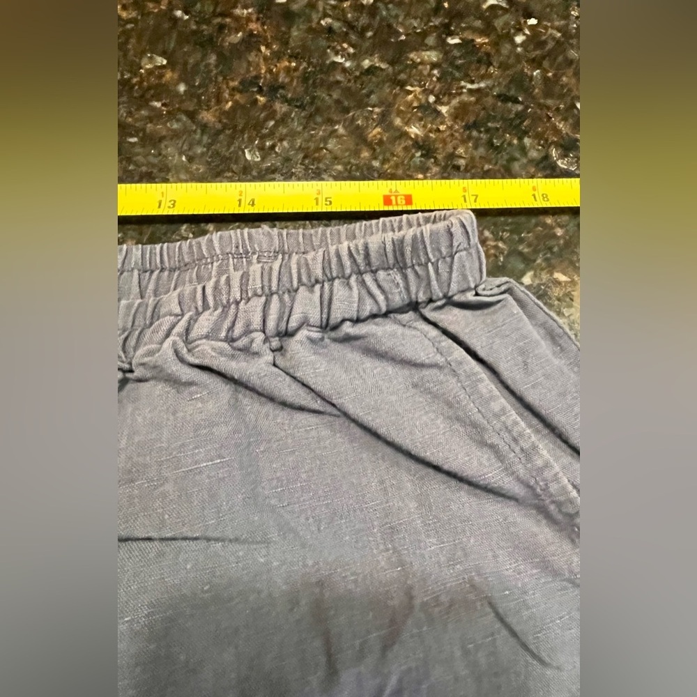 MARKETPLACE Handiwork of India MINIMALIST NATURAL COTTON LINEN PANTS - Picture 7 of 11